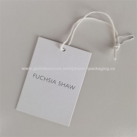 Factory Direct Sale Gift Tags or Labels with Hanging String for