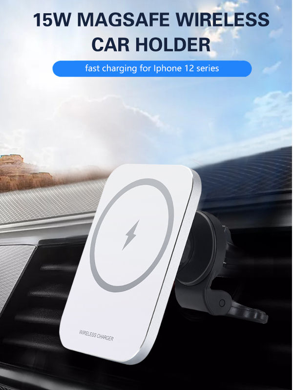 Wireless fast charger magnetic suction alignment coil adjustable angle mobile phone bracket supplier