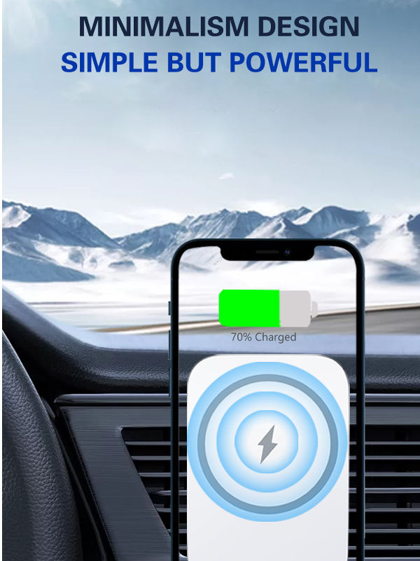 Wireless fast charger magnetic suction alignment coil adjustable angle mobile phone bracket supplier