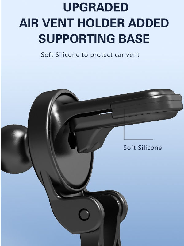 Wireless fast charger magnetic suction alignment coil adjustable angle mobile phone bracket supplier