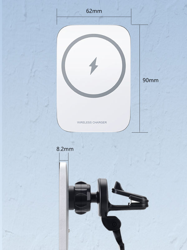 Wireless fast charger magnetic suction alignment coil adjustable angle mobile phone bracket supplier