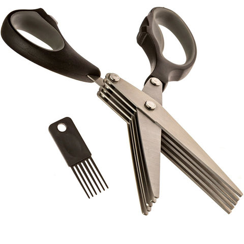 Herb Scissors Stainless Steel, Kitchen Scissors Multi-purpose