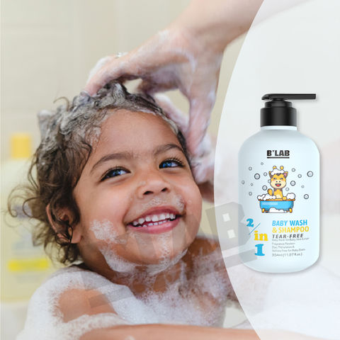 Gel de ducha orgánico 2 en 1: Gel de ducha para bebé y niño