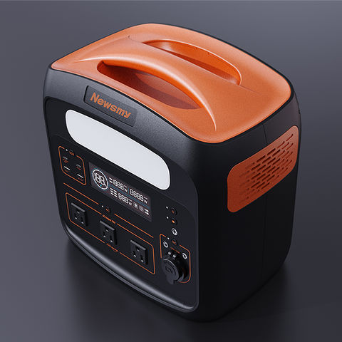 Tragbarer Lithium-Generator mit großer Kapazität, 960 WH, 300 AH, AC 110 V, 220 V, 700 W, 1400 W Spitzenleistung