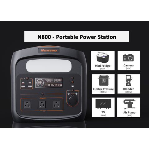 Tragbarer Lithium-Generator mit großer Kapazität, 960 WH, 300 AH, AC 110 V, 220 V, 700 W, 1400 W Spitzenleistung
