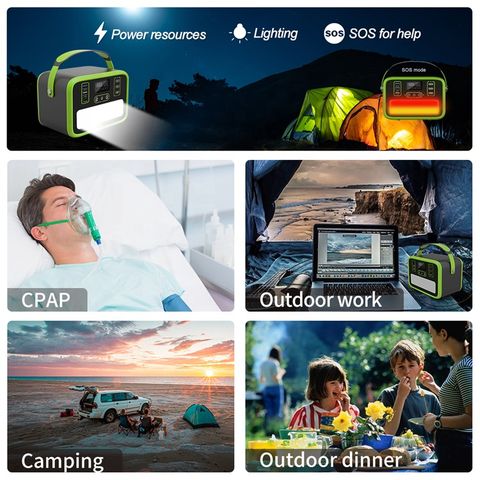 Tragbarer Lithium-Generator mit großer Kapazität, 960 WH, 300 AH, AC 110 V, 220 V, 700 W, 1400 W Spitzenleistung