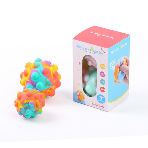 Buy Wholesale China Kids Silicone Stress Relief Toys Mini Popping Wholesale  Squeeze Mesh Pop Ball Fidget Toys For Kids & Pop Ball at USD 0.88