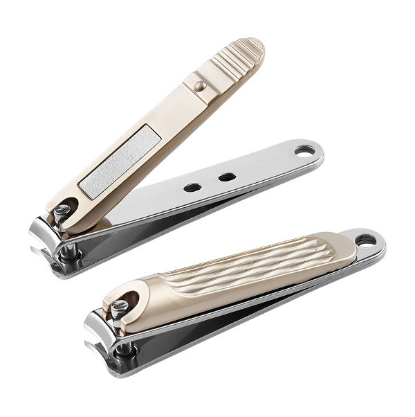 QYTECzjd Nail Cutter 厚く電気メッキされたステンレス鋼の爪はさみ、U字型の釘のクリッパー、誤ったネイルトリミング ネイルデザイン 