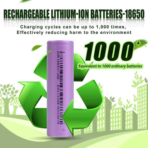Sans Marque Batterie 18650 lithium rechargeable - plat - Its à