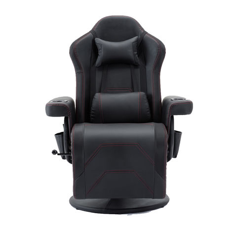 PC Gaming Chair Ergonomic Swivel Massage Recliner PU Computer