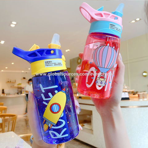 2023 Cute Frosted Sippy Glass Water Bottle Korean Unique Cartoon Cups  Portable Leakproof Girl Straw Water Cup for Kids - China Sports Portable  Wholesale Glass Water Bottle and Wholesale Glass Water Bottles