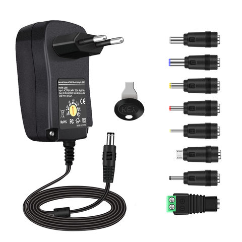 Adaptateur enfichable mural universel de prise UE 30W avec port