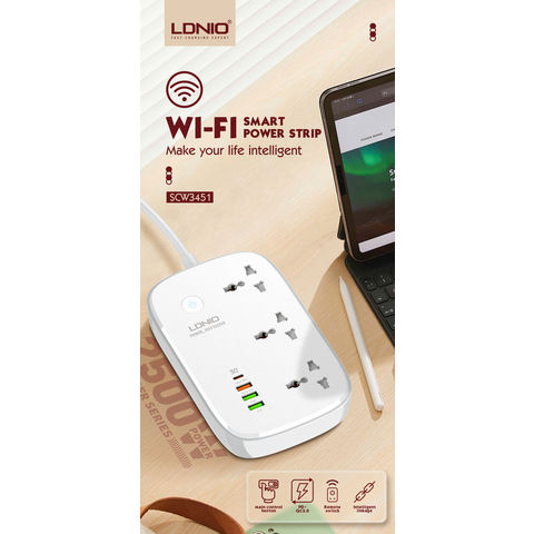 Buy Wholesale China Ldnio Scw3451 Wifi Smart Universal Power Socket Wireless  Smart Wifi Strip Power Socket With Usb & Wireless Smart Wifi Power Socket  at USD 12.4