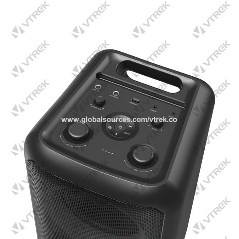 Parlante con batería MP3, 80W con micrófono inalámbrico UHF