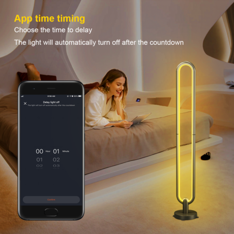 Buy Wholesale China U Shape Led Smart Floor Lamp With Tuya And Remote  Control For Home Decoration And Lighting System. & Smart Light at USD 21
