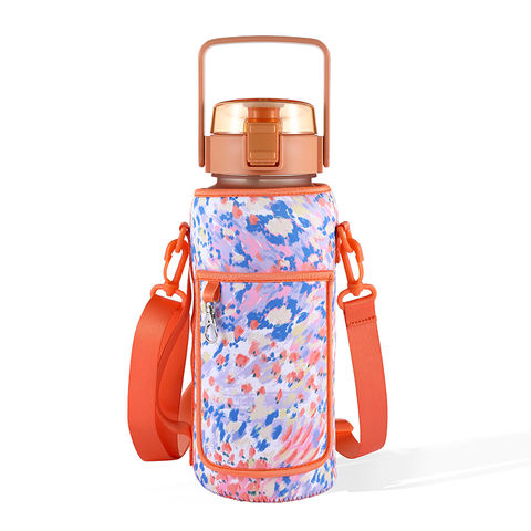 Sublimation Neoprene Tumbler Carrier with Adjustable Shoulder Strap - 2  Sizes Available