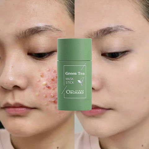 Stick Verde para mascarilla facial que remueve puntos negros y es adecuada  para piel normal