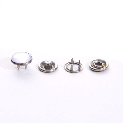 4-Part Buttons Double Cap Prong Snap Buttons for Garment - China Metal  Button and Prong Snap Button price
