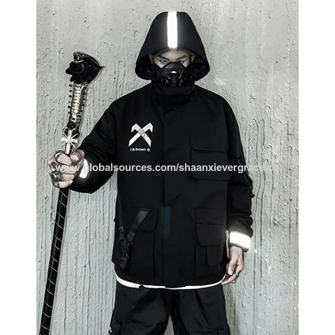 CYBER STREET UNISEX SET UP【GRAY x BLACK】 cyber-hoodie-techwear-