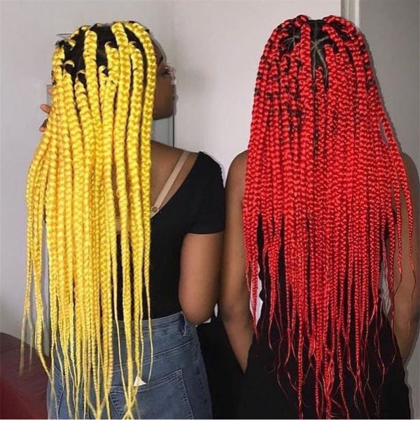 Ombre Box Braids Crochet Hair Braids 24 Inch Pre-Looped Crotchet Box Braids  Medium box braid 24Strands Three Tones Heat Resistant Fiber Hair (24  Inch,Black-Dark Green-Grey) : : Beauty & Personal Care