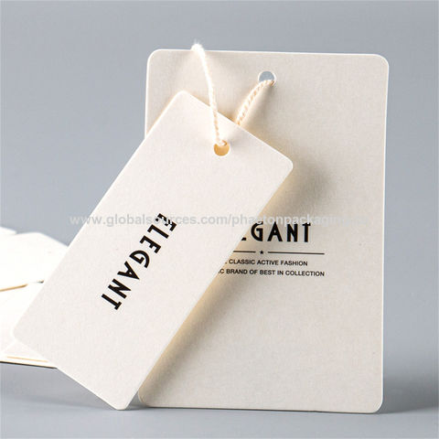 Custom Price Tags Clothing, Paper Clothing Hang Label Tags