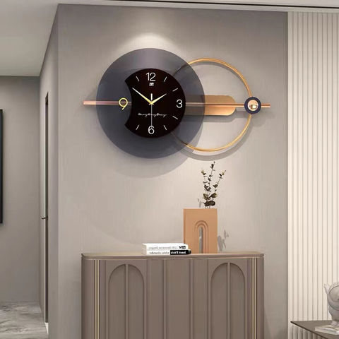 Metal Pendulum Clock Table Clock, Clocks for Living Room Decor, Silent  Modern Luxury Desk Clock Watches Living Room Bedroom Decoration Gift Ideas-C