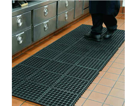 Buy Wholesale China Commercial Grade Grease Resistant Non-slip Recycle Tyre Floor  Mats For Restaurant Kitchen Bar Garden & Mat at USD 7.99