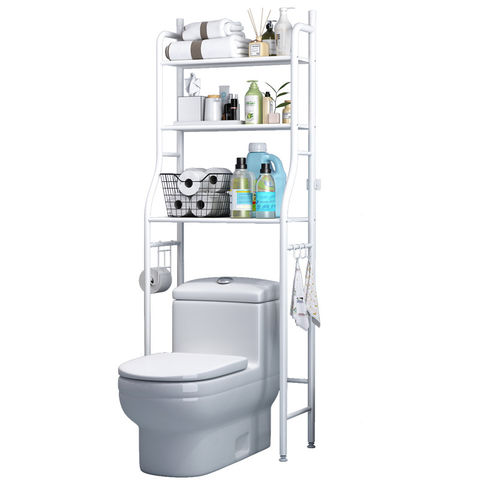 Buy Wholesale China Bathroom Organizer Shelf Storage Modern White