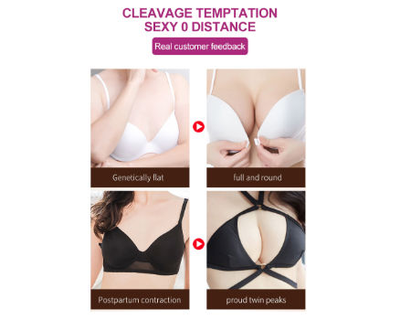 Global Care Market Silicone Bra to Enhance Breast Size with Original Looks  (Cup C) 