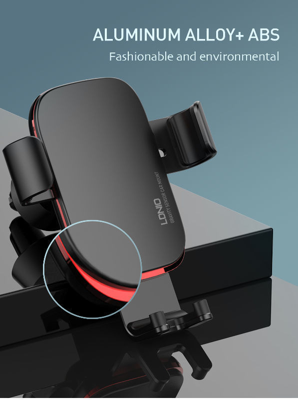 Ldnio MG10 Metal Phone Holder Gravity Car Holder Car Mount Auto Lock Metal Car Phone Holder supplier