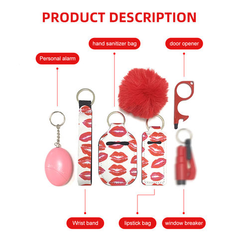 Self Defense For Women Safety keychain 7PCS 海外 即決-