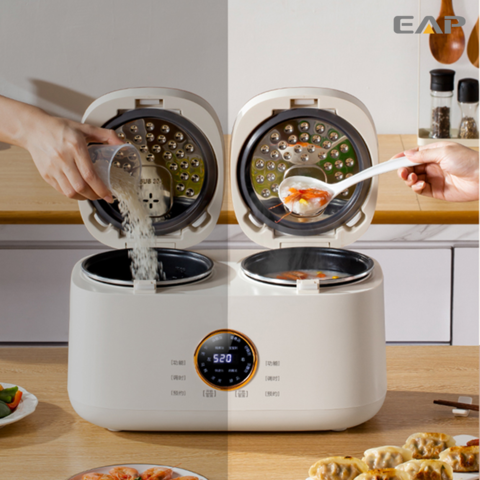 2.5L 600W Electric Pressure Cooker Mini Fast Cooker With Stainless