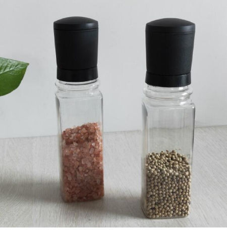 Buy Wholesale China 100ml Hot Selling On  Cheap Small And Mini Salt  And Pepper Spices Grinder With Glass Bottle & Pepper Grinder at USD 2