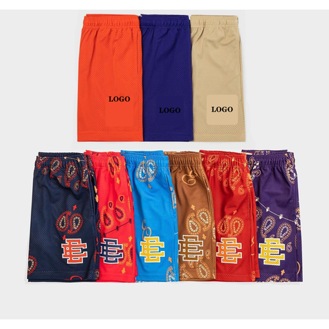 Wholesale Custom Logo Eric Emanuel Sports Clothes Shorts Sublimation Print  Trendy Polyester Casual Elastic Mesh Men Shorts - China Shorts and Mesh  Shorts price