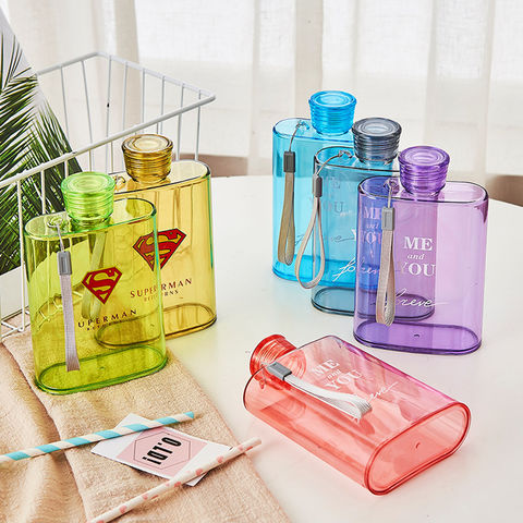 Buy Wholesale China Plastic Clear Water Bottle Bpa Free Sport Square Water  Bottles With Different Colors & Plastic Water Bottle at USD 2.82