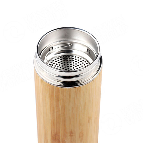 Tea Infuser Vacuum Flask Temperature Led Display 450Ml Insulated