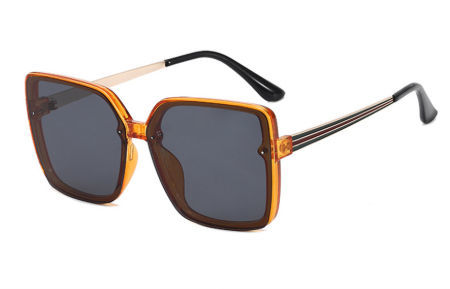 Sunglasses metal Women's Unisex plastic UV400 2022 Fashionable 6 colors Big Square frame sunglasses supplier