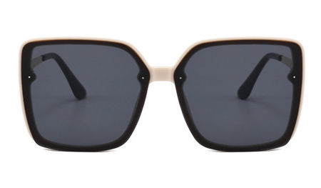 Sunglasses metal Women's Unisex plastic UV400 2022 Fashionable 6 colors Big Square frame sunglasses supplier