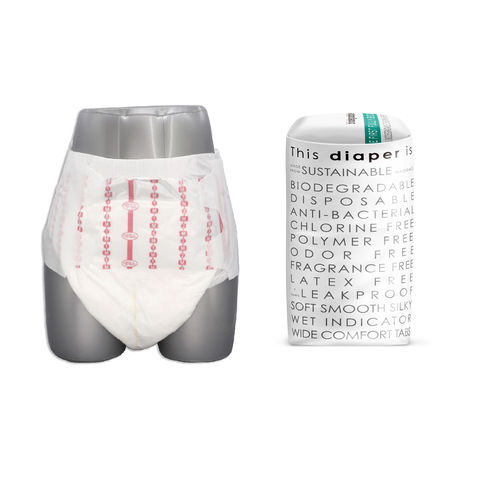 Compre Pantalones Desechables Para Adultos Con Absorción Rápida Desechables  Con Película De Pe Biodegradable y Pañales Para Adultos de China por 0.14  USD