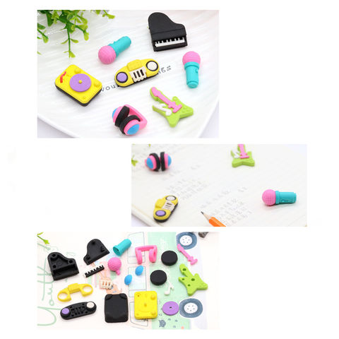 non-toxic children's pencil erasers mini creative