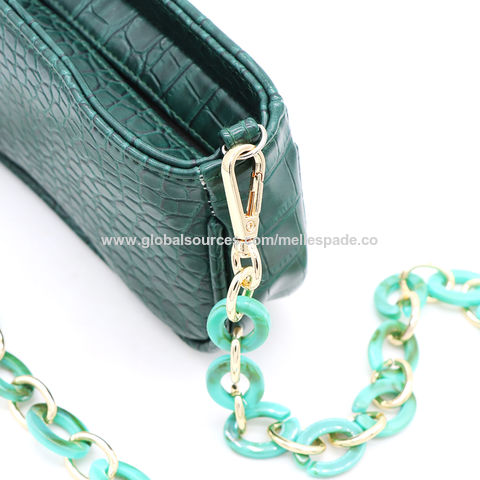Adjustable Black Gold Acrylic Plastic Chunky Bag Chain Handbag Straps  Acrylic Chain Links Crossbody Chain - China Acrylic Plastic Chain and  Acrylic Chain Links price