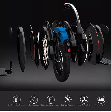 One wheel self-Balancing Electric Unicycle unicycle scooter 2000W 12.8AH 960WH supplier