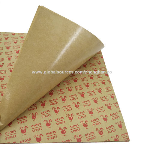 Compre Venta Al Por Mayor Personalizado Impreso Logotipo Y Tamaño Alimentos  Grado Seguro Hamburguesa Papel De Embalaje- y Papel Para Envolver  Hamburguesas de China por 9.92 USD