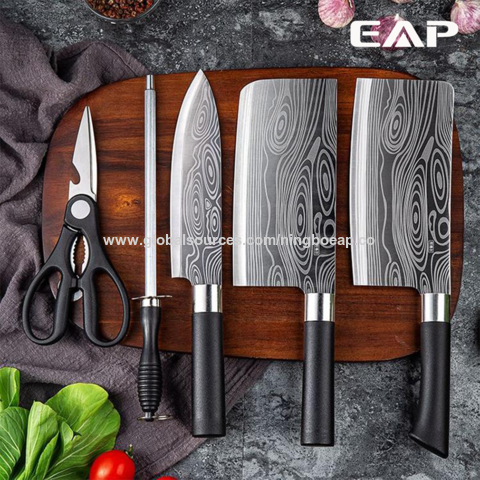 popular plastic handle 6 pcs knife