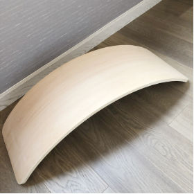 Hot selling wooden balance board children balance toy yoga board Montessori learning toy wobble toy supplier