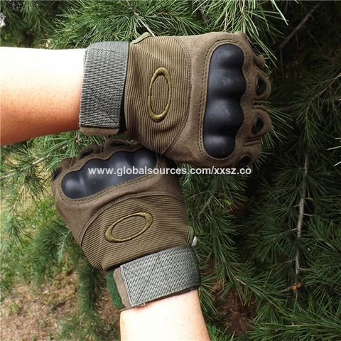 Guantes tácticos para hombre, guantes sin dedos a prueba de cortes para  tiro del ejército militar, guantes antideslizantes para deportes al aire