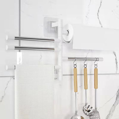 Shower Shelf Wall Mounted Space-saving Aluminum No Perforation