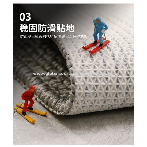 Buy Wholesale China Heart Shape Microfiber Chenille Door Mat With
