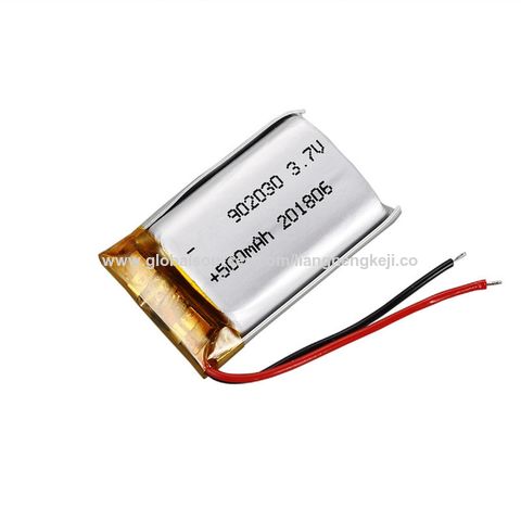 Buy Wholesale China Lipo 3.7v 500mah 902030 Rechargeable Battery
