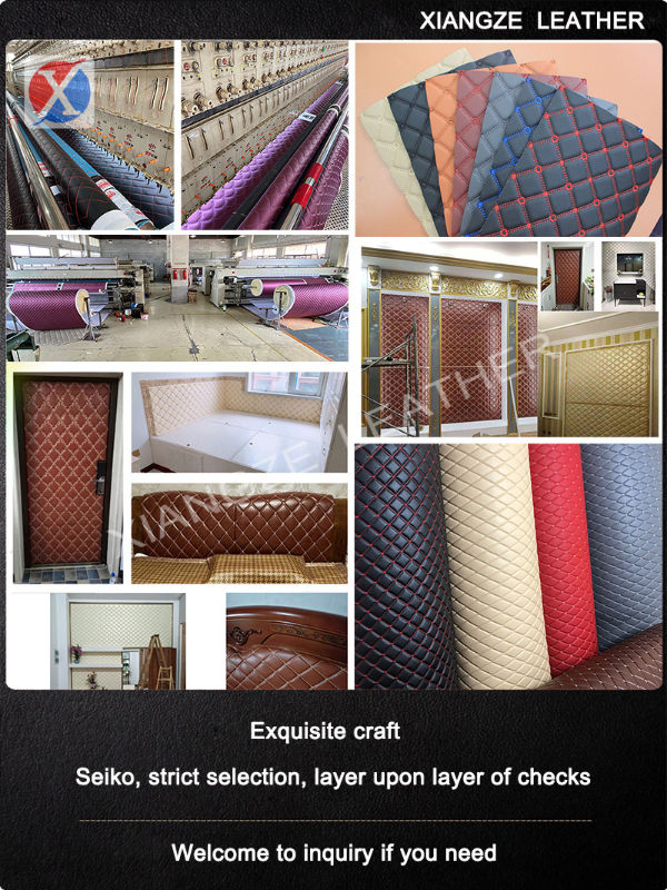 Car Seat Leather Home Improvement Artificial PVC Leather supplier